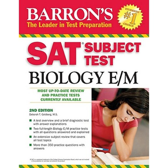 Pre-Owned Barron's SAT Subject Test Biology E/M (Barron's: the Leader in Test Preparation) (Paperback) 0764142038 9780764142031