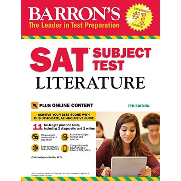 Pre-Owned SAT Subject Test Literature with Online Tests (Paperback) 1438009569 9781438009568