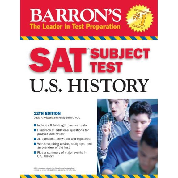 Pre-Owned Barron's SAT Subject Test in U.S. History (Barron's How to Prepare for the Sat II United States History) (Paperback) 0764136461 9780764136467