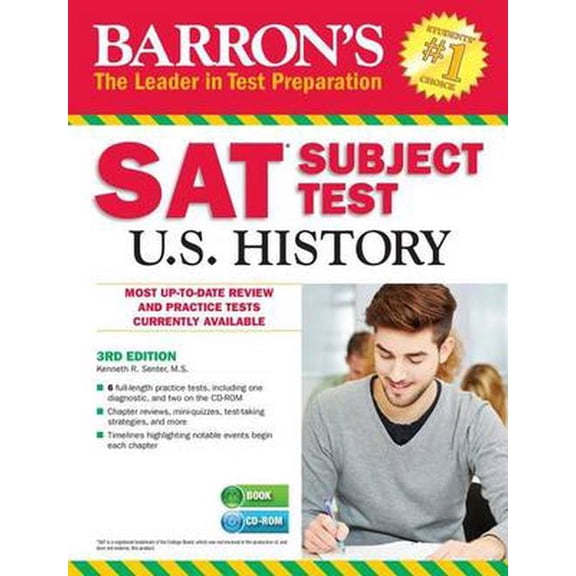 Pre-Owned Barron's SAT Subject Test: U.S. History w/CD-ROM (Paperback)