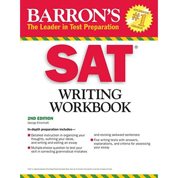Pre-Owned Barron's SAT Writing Workbook: Barron's SAT Writing Workbook (Edition 2) (Paperback)