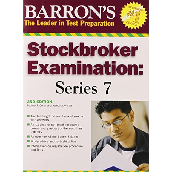 Pre-Owned Barron's Stockbroker Examination: Series 7 (Paperback) 0764123807 9780764123801