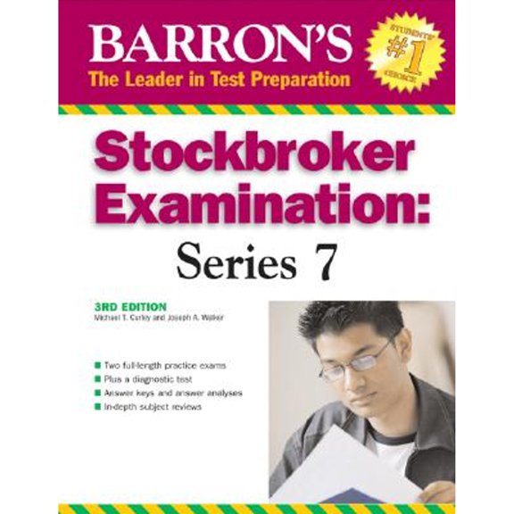 Pre-Owned Barron's Stockbroker Examination: Series 7 (Paperback) 0764123807 9780764123801