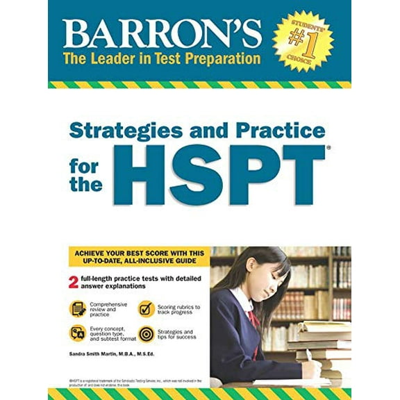 Pre-Owned Strategies and Practice for the HSPT (Paperback) 143801094X 9781438010946