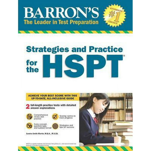 Pre-Owned Barron's Test Prep: Strategies and Practice for the HSPT (Paperback)
