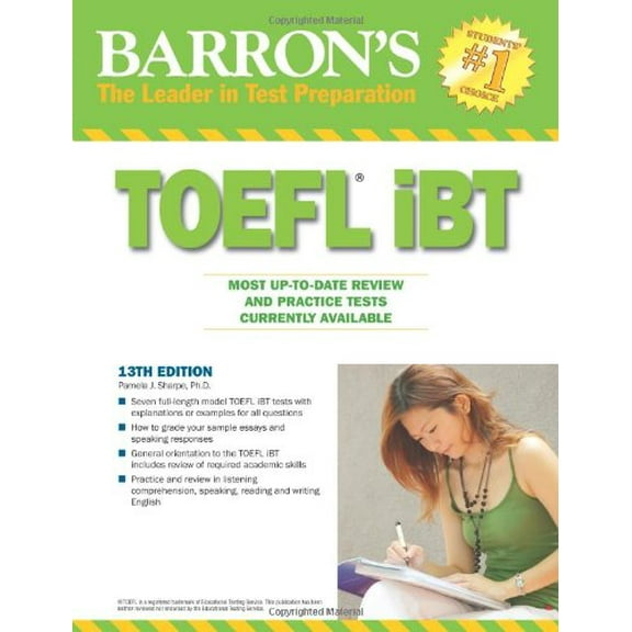 Pre-Owned Barron's TOEFL iBT: Internet-based Test (Paperback) 0764143689 9780764143687