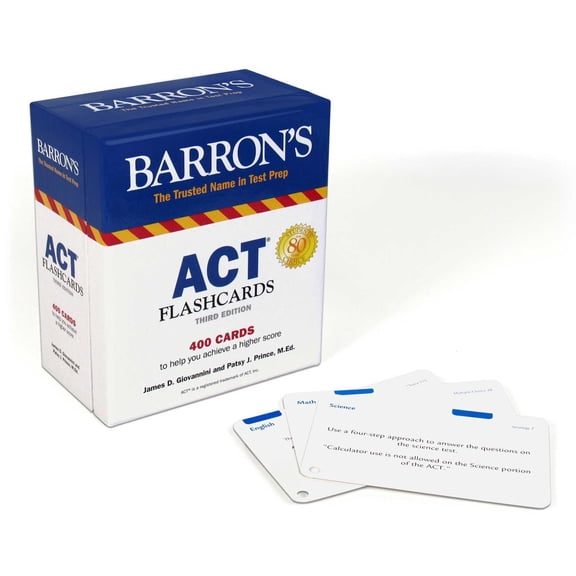 Pre-Owned Barron's Test Prep: ACT Flashcards (Cards)