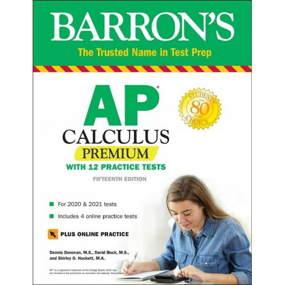 Barron's Test Prep: AP Calculus Premium : With 12 Practice Tests (Paperback)