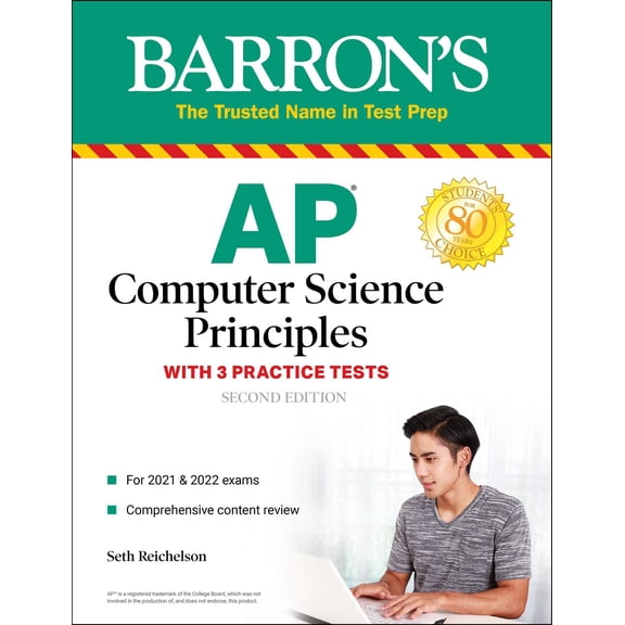 Pre-Owned Barron's Test Prep: AP Computer Science Principles with 3 Practice Tests (Paperback)