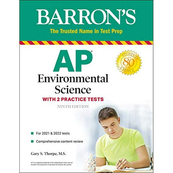 Pre-Owned AP Environmental Science: With 2 Practice Tests (Paperback) 1506262066 9781506262062