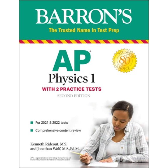 Pre-Owned AP Physics 1: With 2 Practice Tests (Paperback) 1506262015 9781506262017