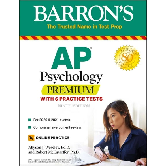 Barron's Test Prep: AP Psychology Premium : With 6 Practice Tests (Paperback)