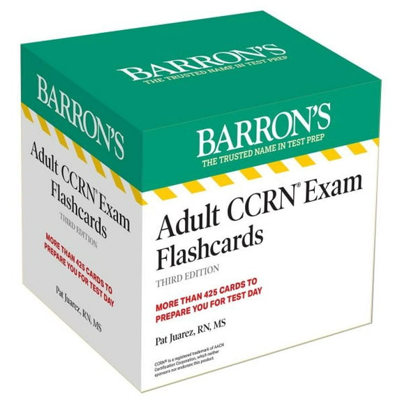 Pre-Owned Barron's Test Prep: Adult CCRN Exam Flashcards, Third Edition: Up-to-Date Review and Practice + Sorting Ring for Custom Study (Cards)