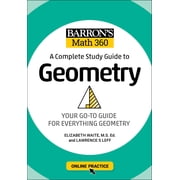 Barrons Test Prep Barrons Math 360 A Complete Study Guide to Geometry with Online Practice Paperback
