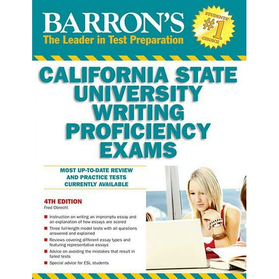 Barron's Test Prep CA: California State University Writing Proficiency Exams (Paperback)