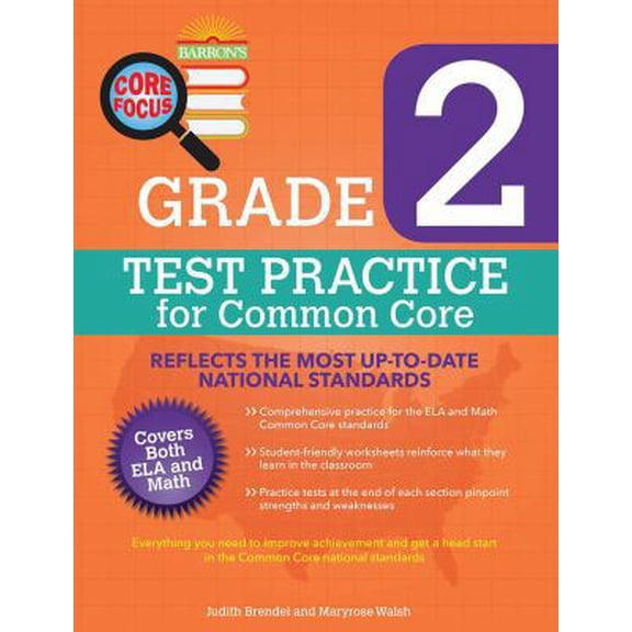 Pre-Owned Core Focus Grade 2: Test Practice for Common Core (Paperback) 1438005504 9781438005508