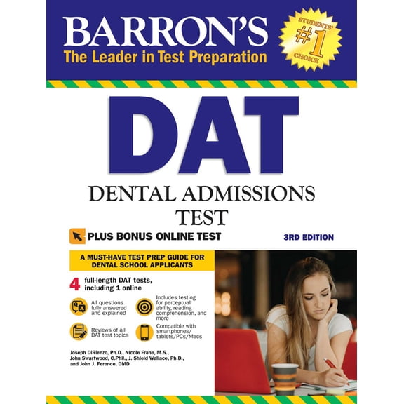 Barron's Test Prep: DAT : Dental Admissions Test (Paperback)
