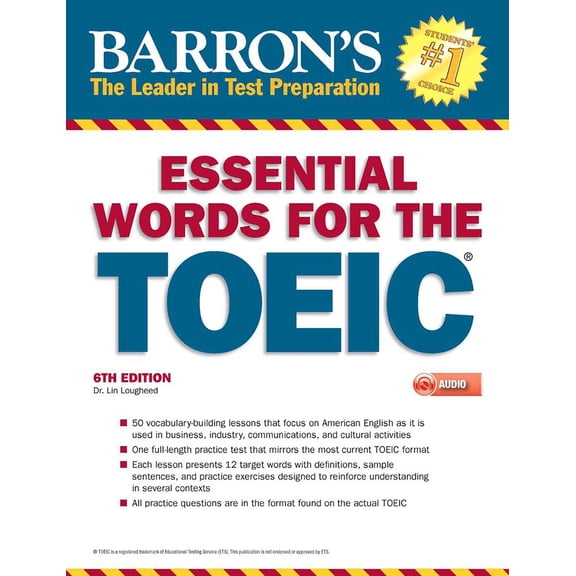 Pre-Owned Barron's Test Prep: Essential Words for the TOEIC with MP3 CD (Paperback)