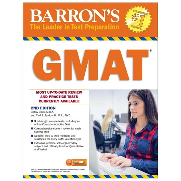 Barron's Test Prep GMAT with Online Test, (Paperback)