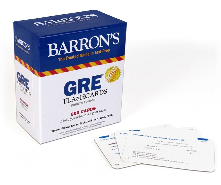 to　Score　Flashcards　500　You　Prep:　Test　Barron's　Higher　a　Help　GRE　Achieve　Flashcards　(Cards)