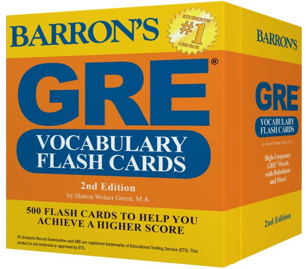 GRE Vocabulary Flashcards 第三版 Barron's Test Prep: GRE Vocabulary Flash Cards (Cards