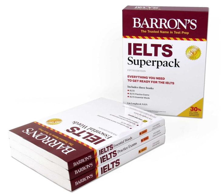 BARRON'S IELTS SUPERPACK 4冊セット Barron's Test Prep Ielts Superpack, (Paperback