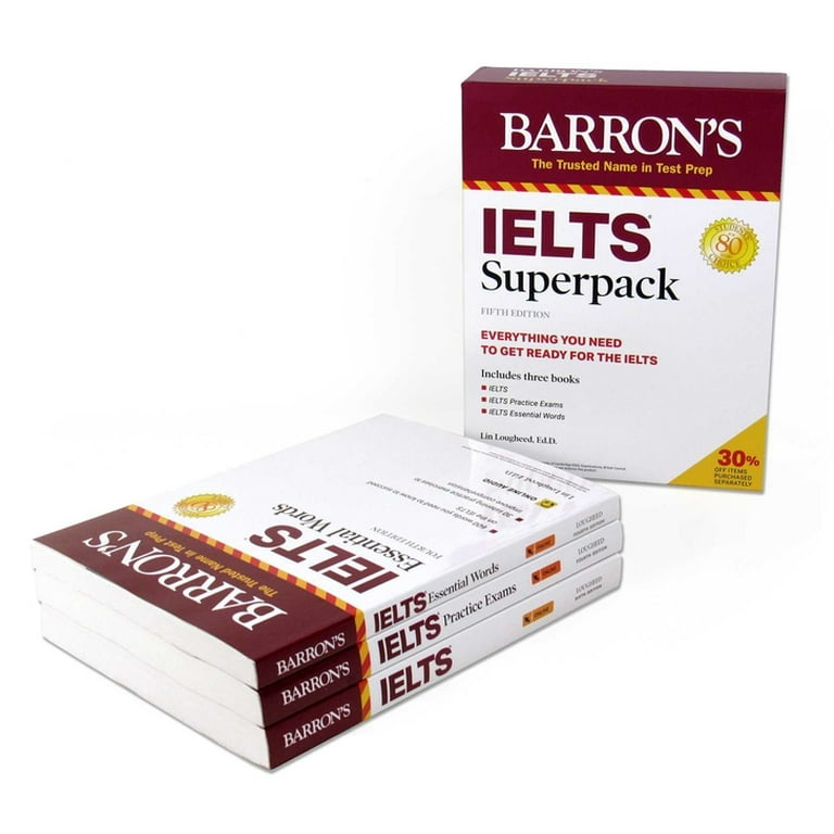 BARRON'S IELTS SUPERPACK 4冊セット Barron's Test Prep Ielts Superpack, (Paperback