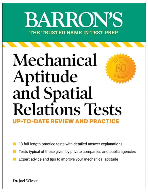 Barron's Test Prep Mechanical Aptitude and Spatial Relations Tests, Fourth Edition, (Paperback)