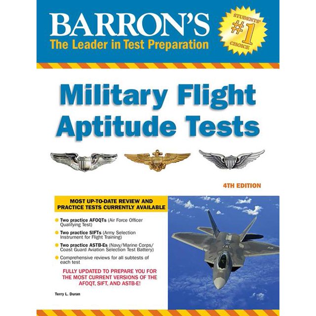 Barron's Test Prep Military Flight Aptitude Tests (Paperback)