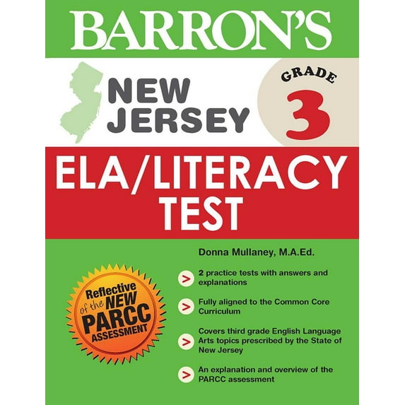 Barron's Test Prep NJ: New Jersey Grade 3 ELA/Literacy Test (Paperback)