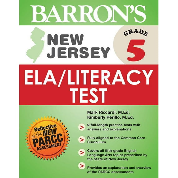 Barron's Test Prep NJ: New Jersey Grade 5 ELA/Literacy Test (Paperback)