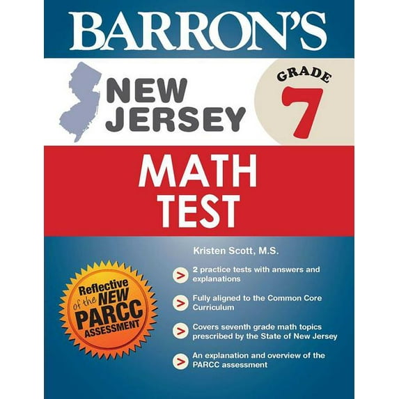 Barron's Test Prep NJ: New Jersey Grade 7 Math Test (Paperback)