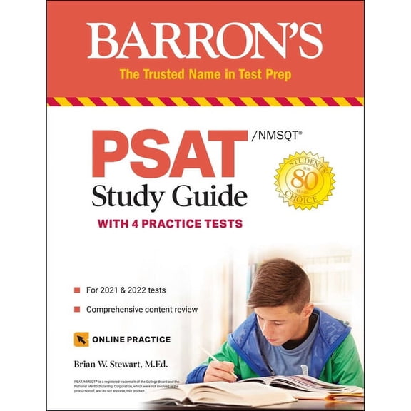 Pre-Owned Barron's Test Prep: PSAT/NMSQT Study Guide : with 4 Practice Tests (Paperback)