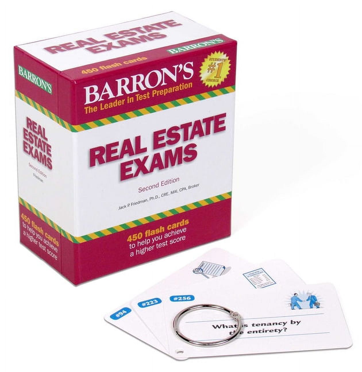 JACK P FRIEDMAN Barron's Test Prep: Real Estate Exam Flash Cards (Cards)