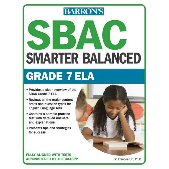 Barron's Test Prep: SBAC Grade 7 ELA: Smarter Balanced (Paperback)