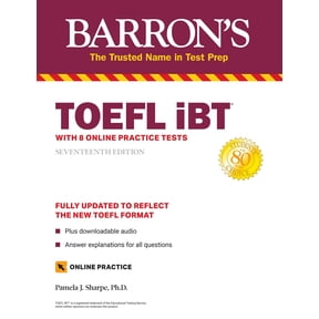 Pre-Owned Barron's Test Prep: TOEFL iBT : with 8 Online Practice Tests (Paperback)