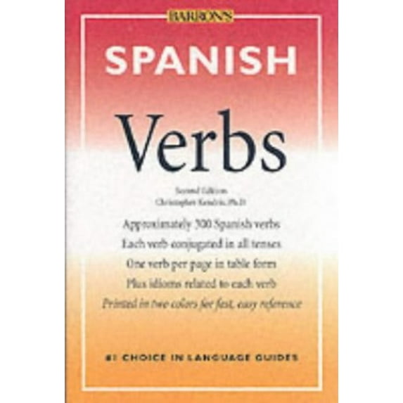 Pre-Owned Spanish Verbs (Paperback) 0764113577 9780764113574