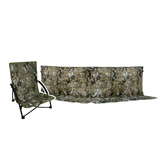 Barronett Blinds Field Shield Combo, Adjustable Panel Blind, Ground Gobbler Folding Chair, BK900