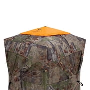 Barronett Blinds Ground Blind Safety Cap 4 Sided Ground Blind Blaze Orange