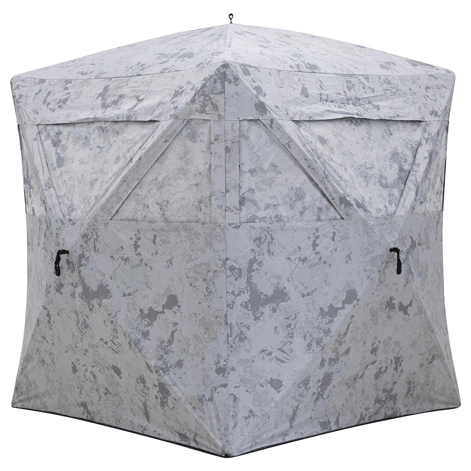 Barronett Blinds Unisex Adult Radar Hub Hunting Blind 2 Person Pop Up Ground Blind Crater Cold