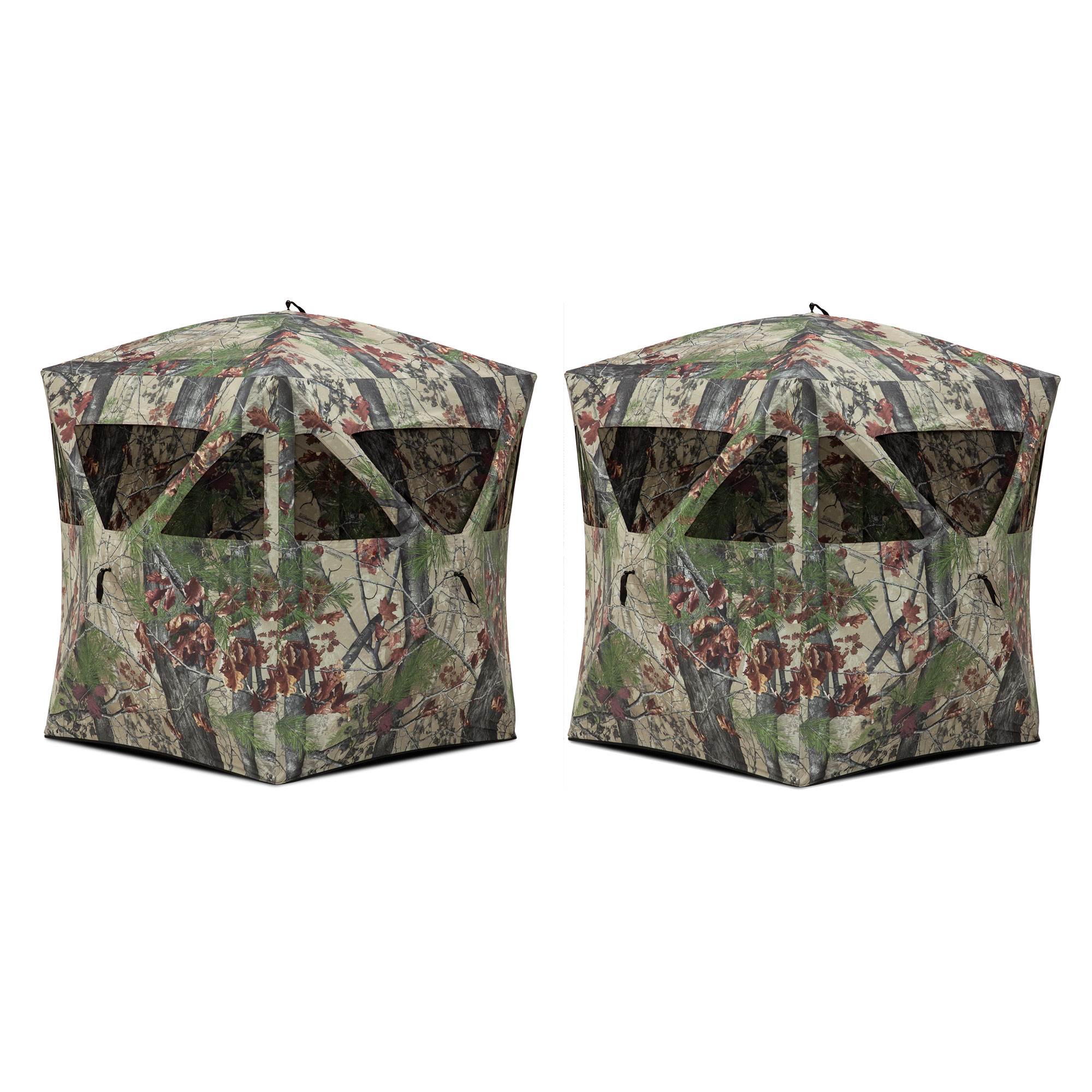 Barronett Blinds Radar Backwood Lightweight Pop up Hunting Ground Blind (2 Pack)