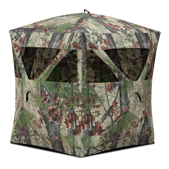 Barronett Blinds Radar Portable Pop-Up Hunting Ground Blind, Backwoods Camo