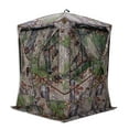 thumbnail image 1 of Barronett Blockout 300 Pop Up 3 Person Hunting Ground Blind Tent, Backwoods Camo, 1 of 12