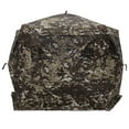 thumbnail image 1 of Barronett Blockout 5 Pop Up 4 Person Hunting Blind Ground Tent, Crater Core Camo, 1 of 12