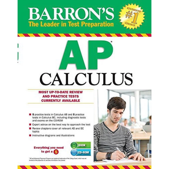 Pre-Owned Barron's AP Calculus with CD-ROM (Paperback) 1438075162 9781438075167
