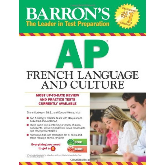 Pre-Owned Barron's AP French Language and Culture with Audio CDs (Paperback)