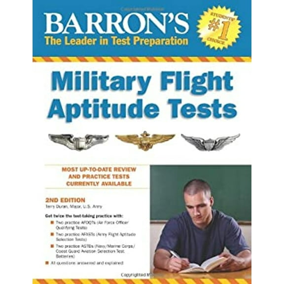 Pre-Owned Barron's Military Flight Aptitude Test (Paperback) 0764145738 9780764145735