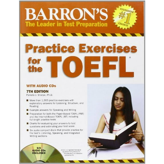 Pre-Owned Barron's Practice Exercises for the TOEFL: Test of English as a Foreign Language (Paperback) 1438070330 9781438070339