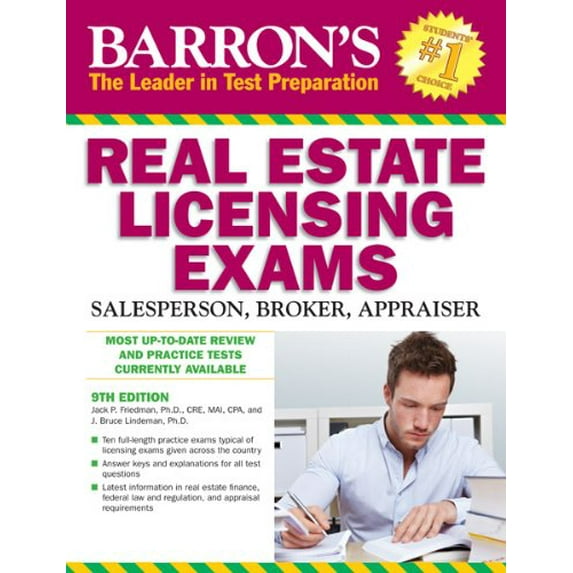 Pre-Owned Barron's Real Estate Licensing Exams (Paperback) 143800219X 9781438002194