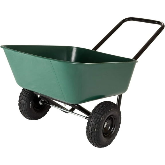 Barrow Dual-Wheel Residential Wheelbarrow Garden Cart